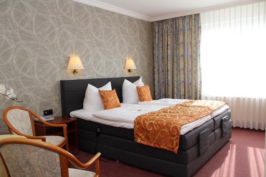 Boxspringbett im Komfortzimmer