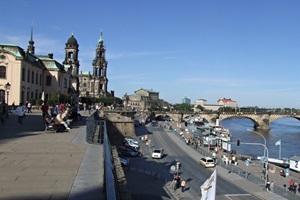 Brühlsche Terrasse in der Dresdner Altstadt